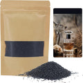 Monivi Scented Candle Sand with Wicks 1.1lb Black Pearled Candle Beads Sand Candles with Wicks for Mothers Day Gift 85 Burn Hours Refillable Candle Wax for DIY Candle Making(Scented Musk)