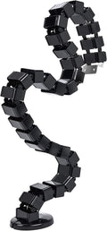 Vwindesk Vertebrae Cable Management Spine Kit | Height Adjustable Desk Quad Entry Wire Organizer, Black