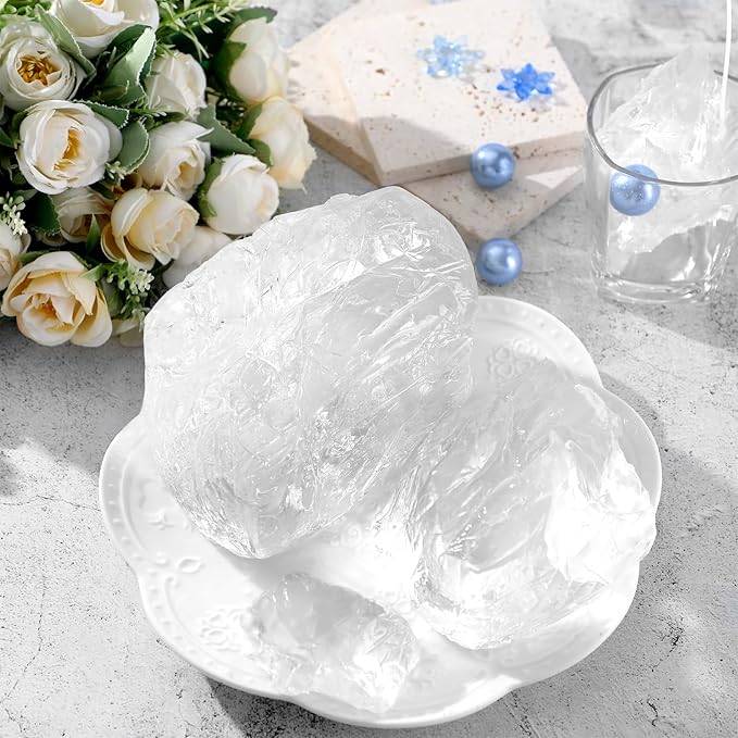 Heigble 9.9 lb Gel Candle Wax Making Clear Handmade High Density Jelly Candle Wax with Wick and Stickers with Dye for DIY Making Kit