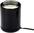 Glossy Black Ceramic Stoneware Electric Jar Candle Warmer