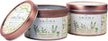 Aroma Naturals Tin Candle with Patchouli and Frankincense Essential Oil Natural Soy Scented, Meditation, 2 Count