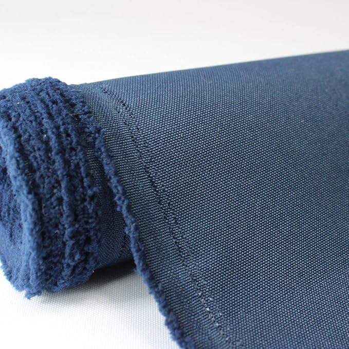Mybecca Canvas Oxford Fabric Marine Waterproof Outdoor Awning 600 Denier by The Yard (Cut Separate by Yard for Prime Orders-1 Yard) (60"x36") Navy Blue