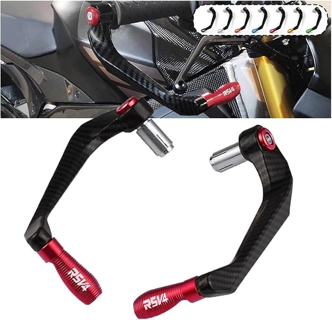 for RSV 4 RSV4 RR RF Motorcycle Handlebar Brake Clutch Lever Hand Guard Protector Handguard Aluminum