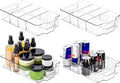 Yieach 6 Pack Pantry Organizers and Storage Bins,Large-Capacity Snack Organizer for Pantry Shelf,Bpa Free Refrigerator Organizers and Clear Fridge Organization and Food Storage Containers for Kitchen