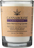 Cannabolish Lavender Smoke Odor Eliminating Candle, 7 oz, Natural Ingredients