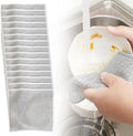 Multipurpose Wire Dishwashing Rags for Wet and Dry, New Double Layer Wire Cleaning Cloths Non Scratch Wire Dishcloth Rag, Reusable Scrubbing Pads for Washing Dishes Kitchen Supplies (15PCS)