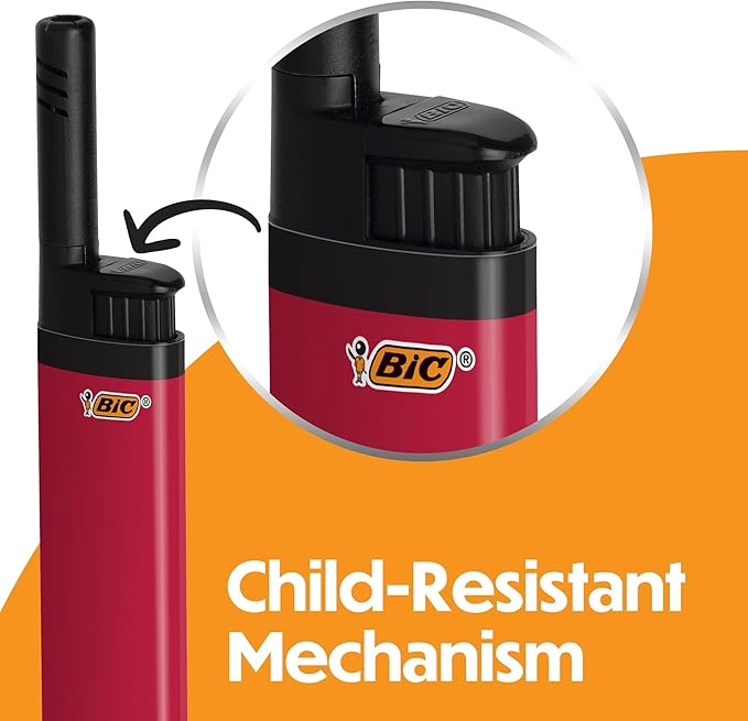 BIC EZ Reach Candle Lighter, The Ultimate Lighters for Candles with Wand, Assorted Home Decor Designs, 3 Count Pack of Long Lighters