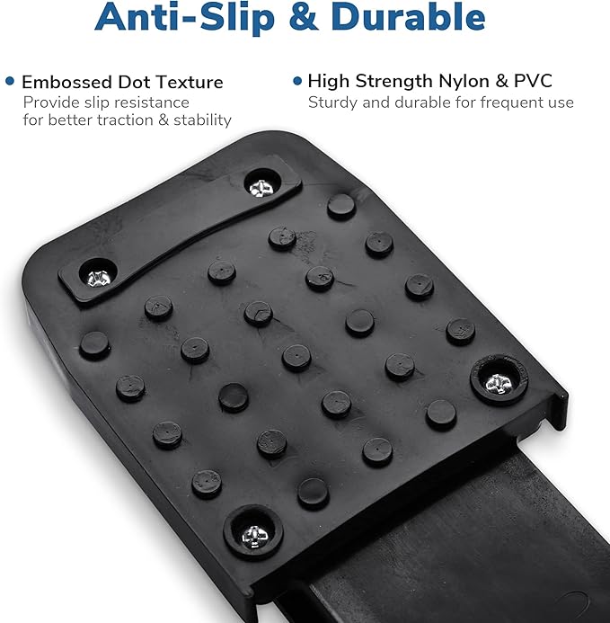 Yescom Drywall Stilt Soles Replacement Tool Kit 1 Pair of Rubber Floors Part Repairs Construction Painting Accessories YES0494