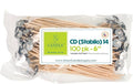 Direct Candle Supply Candle Wicks for Candle Making | 6 inch Stabilo CD-14 Wicks | 100pcs of Cotton Wicks for Candles and Candle Making Supplies, White