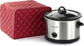 Covermates Keepsakes Slow Cooker Cover – Quilted Electric Appliance Protector for Kitchen Counter Storage – Dust & Stain Resistant – Washable Slip-On Design, Red