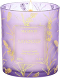 M&SENSE Lavender Candles,Vegan Soy,8.1oz 42-Hour Long Lasting Burning Time,Subtle Scented Candles for Relaxing Bathtub Aromatherapy Calming Sleep,Fancy Home Gifts for Women & Men