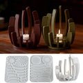 Candle Holder & Resin Mold - Resin Casting Silicone Molds for Home Decor & Candle Making Wave Spiral Mold