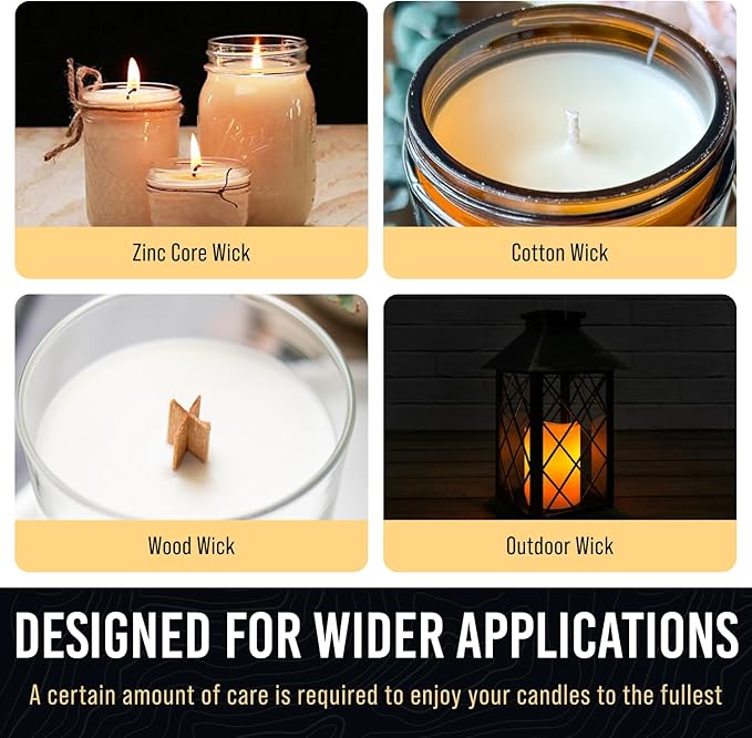 Craft911 Elegant 3-in-1 Golden Candle Care Kit: Wick Trimmer, Snuffer, Dipper for Candle Enthusiasts