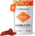 Orange Candle Dye - Made in The USA - Premium Colorants - Highly Concentrated - Popular Colors for Paraffin or Soy Wax - Great for Professionals or Hobbyist - 25 Dye Chips