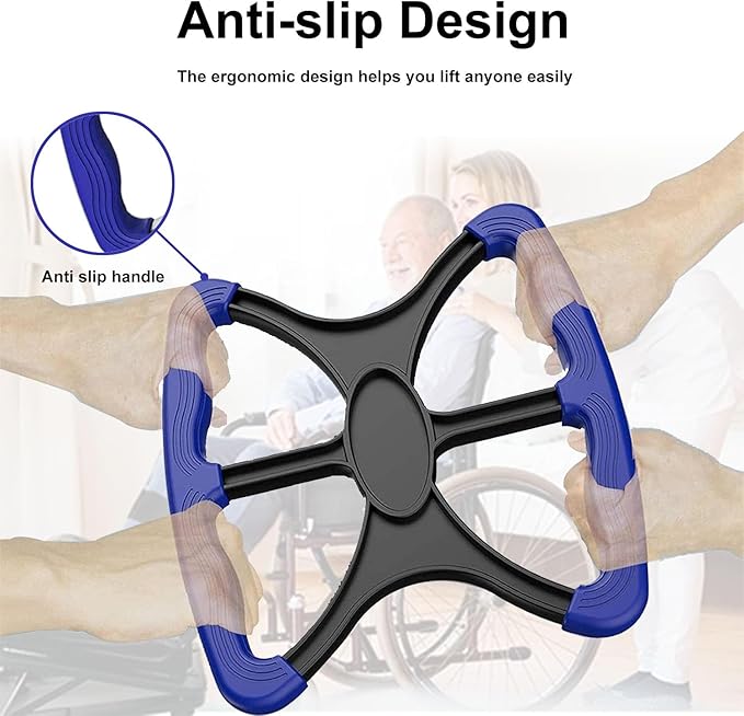 Liberty Lift Assists Standing Aid-Handicap, Portable Lift Aid Bar with No-Slip Grip Handles to Transfer Elderly,Senior,Bariatric,Patient or Disabled Assists Caregiver or Nurse,Supports Gifts for Daily
