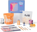 Sculpd Candle Making & Pottery Kit - Complete Art Set: Includes Air Dry Clay, Soy Wax, Fragrance & Tools - DIY Arts & Crafts Gift for Adults, Teens, Men & Women Crafting Supplies (Orange Ginger)