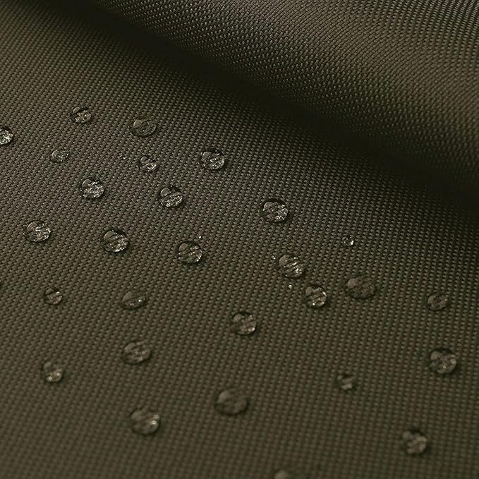 Mybecca Waterproof Canvas Marine Fabric 600 Denier Indoor/Outdoor PU Backing UV Protector Chocolate 5 Yards