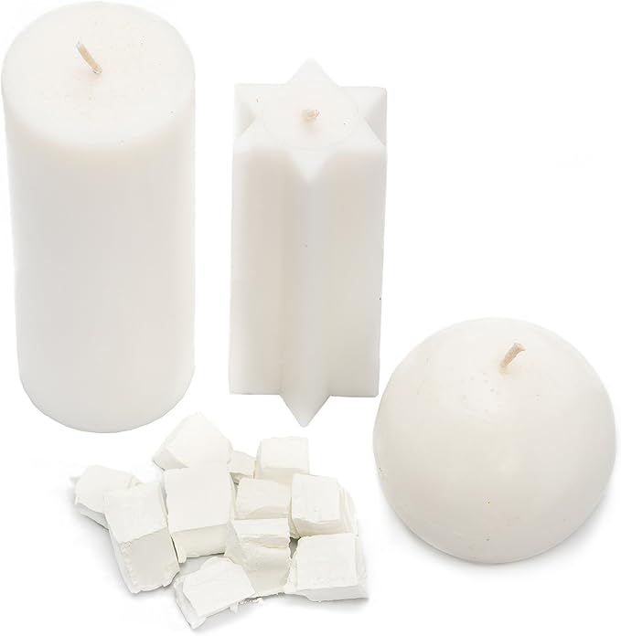 White Candle Dye 2oz for Soy Candle Making – Candle Shop Premium Color Dye Blocks for Soy Wax, Beeswax, Paraffin - Candle Wax Dyes