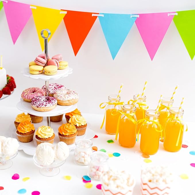 Zubebe 12 Pack 8 oz Glass Milk Bottles with 24 Lids - Reusable Overnight Oats Jars for Juice, Smoothies, Yogurt, Pudding and Jam Baby Shower Wedding Party Favors