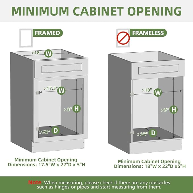 Pull Out Drawers for Cabinets, 16½” W x 21” D Soft Close Slide Out Drawers for Kitchen Cabinets, Cabinet Pull Out Shelves Requires At Least 17½” Cabinet Opening