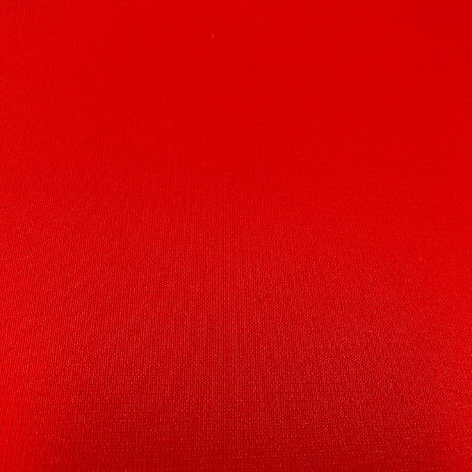 Ottertex® Polyester Ripstop Fabric (DWR) 200 Denier 6.6oz 58/60" Wide Waterproof Tent Water Repellent Dustproof Airtight Inflatable Flag Tarp Cover Excellent Fabric for Kites (Red, 5 Yard)