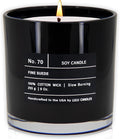 Lulu Candles | Fine Suede | Luxury Scented Soy Jar Candle | Hand Poured in The USA | Highly Scented & Long Lasting (9 Oz.)