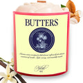 Body Oil Massage Candle | Melts into Skin Softening Warm Massage Oil - Natural Wood Wick - Soy & Coconut Wax – Warm Vanilla & Shea Butter with Almond Notes - Self Care Gift (Butters 14oz)