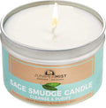 Sage Candle (6 Oz) - for Meditation & Cleansing Negative Energy - Made in USA with Soy Wax, Essential Oils, Real Sage - Smokeless Alternative to Smudge Sticks