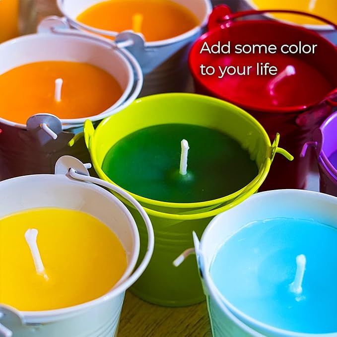 Orange Candle Dye 2oz for Soy Candle Making – Highly Concentrated Candle Wax Dyes – Candle Shop Premium Color Dye Chips for Soy Wax, Beeswax, Paraffin