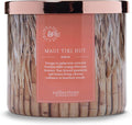 Colonial Candle Maui Tiki Hut Scented Jar Candle, Travel Collection, 3 Wick, Peach, 14.5 oz - Up to 60 Hours Burn