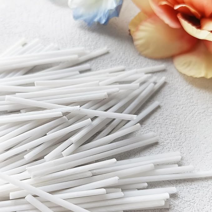Pearled Candle Wick 2.2 Inch White Cotton Wicks 100-Pack - Premium Metal-Free & Lead-Free Candle Wicks for Candle Making