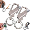 Permanent Match Infinity Lighter, Keychain Lighter with Multitool Keychain Bottle Opener
