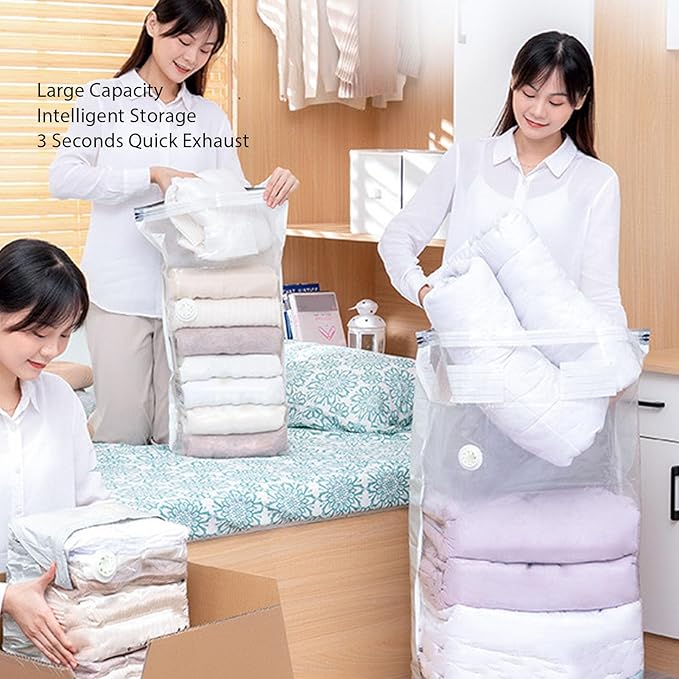 Space Saver Storage 11PCS Set Space Saver Storage Bag Good Sealing Dust Proof Compression Airtight Sealer Bag with Electric Pump