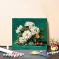 Paint by Numbers Kit for Adults Flower Paint by Numbers Fruit DIY Crafts for Adults Canvas Paintings Kits, Hobbies for Women Art With Accessories for Home Wall Decor 32x32inch Without Frame 1-64R0