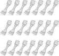 EricX Light Metal Wick Centering Device - 21 Pieces Wick Holder for Candle Making