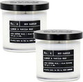 Lulu Candles | Lemon & Vanilla Bean | Luxury Scented Soy Jar Candle | Hand Poured in The USA | Highly Scented & Long Lasting (6 Oz. 2 Pack)