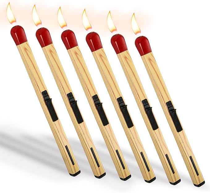 Match Stick Shaped Multipurpose Butane Lighter (6 Pack) (6)
