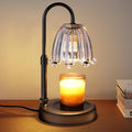 Candle Warmer Lamp with Timer Dimmer, Adjustable Height Candle Wax Warmer Warming Lamp with 2x50W Bulbs for Scented Candles for Housewarming Bedroom Home Decor Mom Women