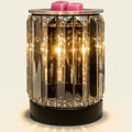 Leyoue Wax Melting Heater Electric Burning Burner Electric Essential Oil Warmer Incense Wax Melt Warmer Night Light Aroma Decorative Lamp for Gifts & Decor(Ironwork Crystal)