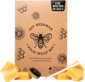 Made in USA DIY Pre Mixed Beeswax Wrap KIT- Made with Pine Resin, Beeswax & Jojoba Oil - Beeswax Wraps for Food- Make Your Own 6 Bees Wrap Sheets with 5 ml Pinon Salve for Sticky Fingers Square Shape