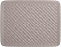 Superio Ribbed Collection - Superio Lid for Decorative Plastic Basket Open Home Storage Bins Organizer Baskets, Large Taupe - for Organizing Closet Storage Bins for Shelves Drawer Shelf 15/22 Liter