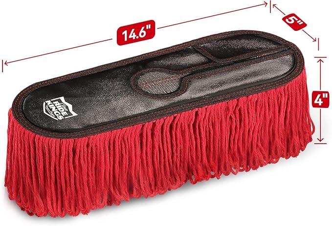 Specifically Car Dust Collectors,Wax Cotton Hair Car Duster Replacement Kit,Scratch Free，Feather Duster for Truck,SUV,RV and Motorcycle|2-Pack Mops