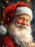 Skyboda Christmas Diamond Art Kits for Adults Beginners, Santa Claus Diamond Painting Kits for Adults,5D Full Drill DIY Diamond Dot Gem Art Kit Wall Home Decor Arts Craft 12x16 inch