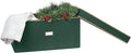 Covermates Keepsakes Treasurekeeper Storage Box – Heavy-Duty Polyester with Sturdy Interior Walls – Stackable Holiday Storage with Handles & ID Window, Green
