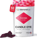 Fuchsia Candle Dye - Made in The USA - Premium Colorants - Highly Concentrated - Popular Colors for Paraffin or Soy Wax - Great for Professionals or Hobbyist - 50 Dye Chips