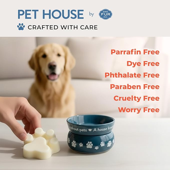 Pet House Mango Peach Scented Wax Melts - Long-Lasting Plant Based/Soy Wax Melts for Pet Odor Pack of 2