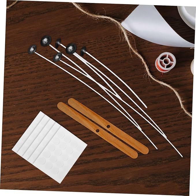 Anneome 1set DIY Candle Making Kit Candle Wick Trimmer Stickers Tools for Birthdays Parties and DIY Enthusiasts