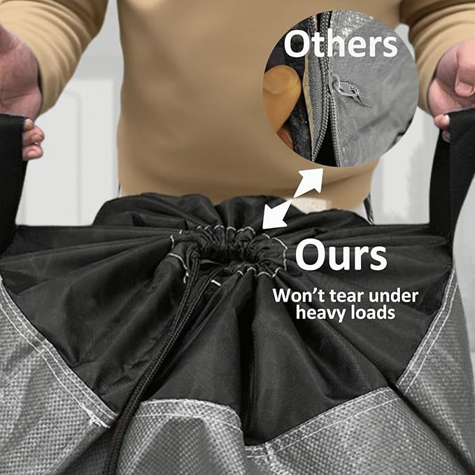 Moving Bags Heavy Duty Extra Large, 66 Gallon XL Waterproof Storage Bags with Handles, College Packing and Moving Supplies, Set of 4