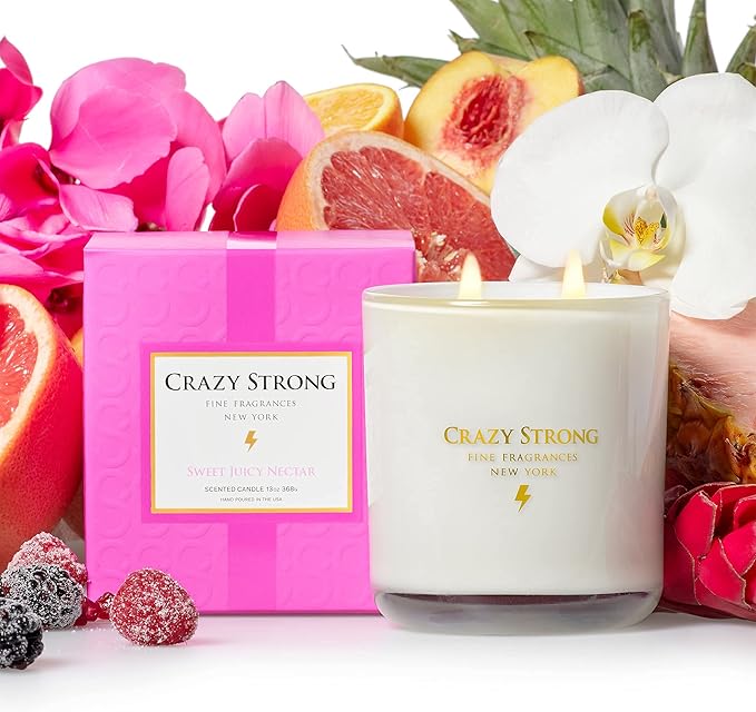 Crazy Strong Sweet Juicy Nectar 13 oz. 2-Wick Candle