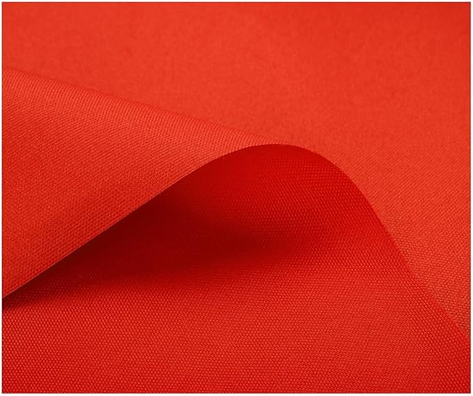 Mybecca Waterproof Canvas Marine Fabric 600 Denier Indoor/Outdoor PU Backing UV Protector Orange 5 Yards
